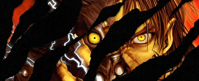 DEFENDERS OF THE LEGACY - A Bloody Roar Fanzine The logo image is black text outlined in red stylized to look as if it has been drawn in blood, much like the Bloody Roar series logo.